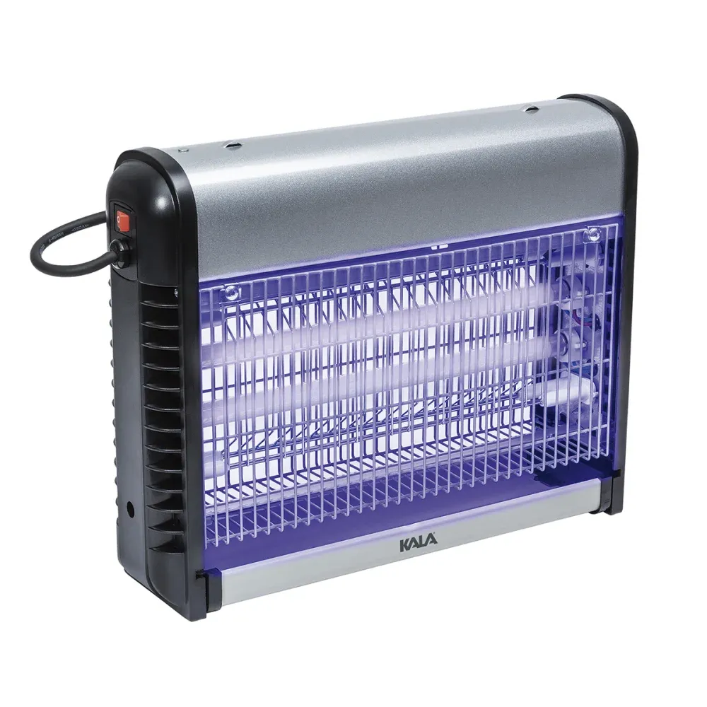 Mata Insetos Elétrico Profissional 16W Prata e Preto Kala