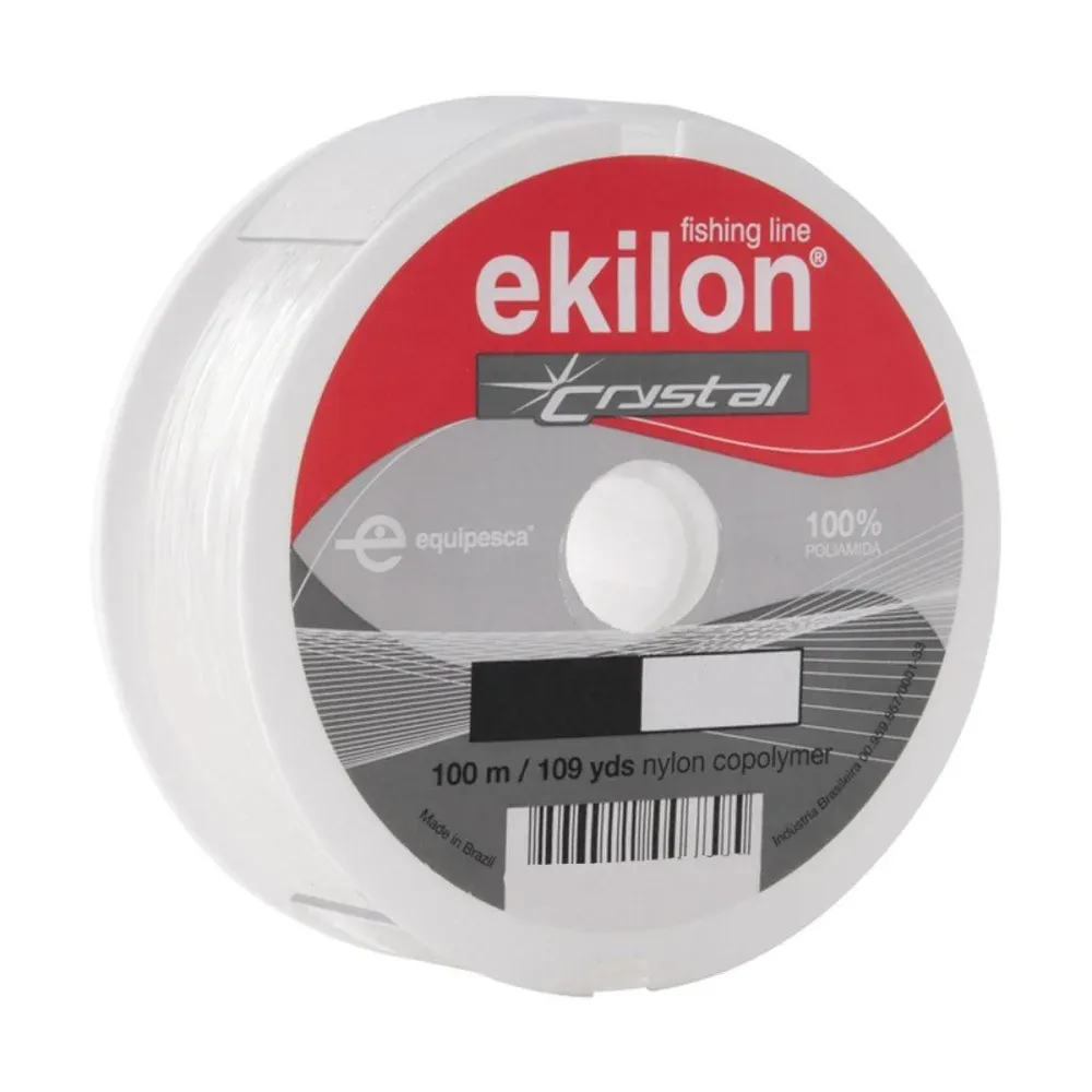 LINHA DE PESCA 0,50MM CRYSTAL 100M EKILON