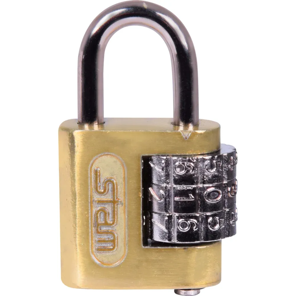CADEADO SEGREDO STAM 25MM LATONADO