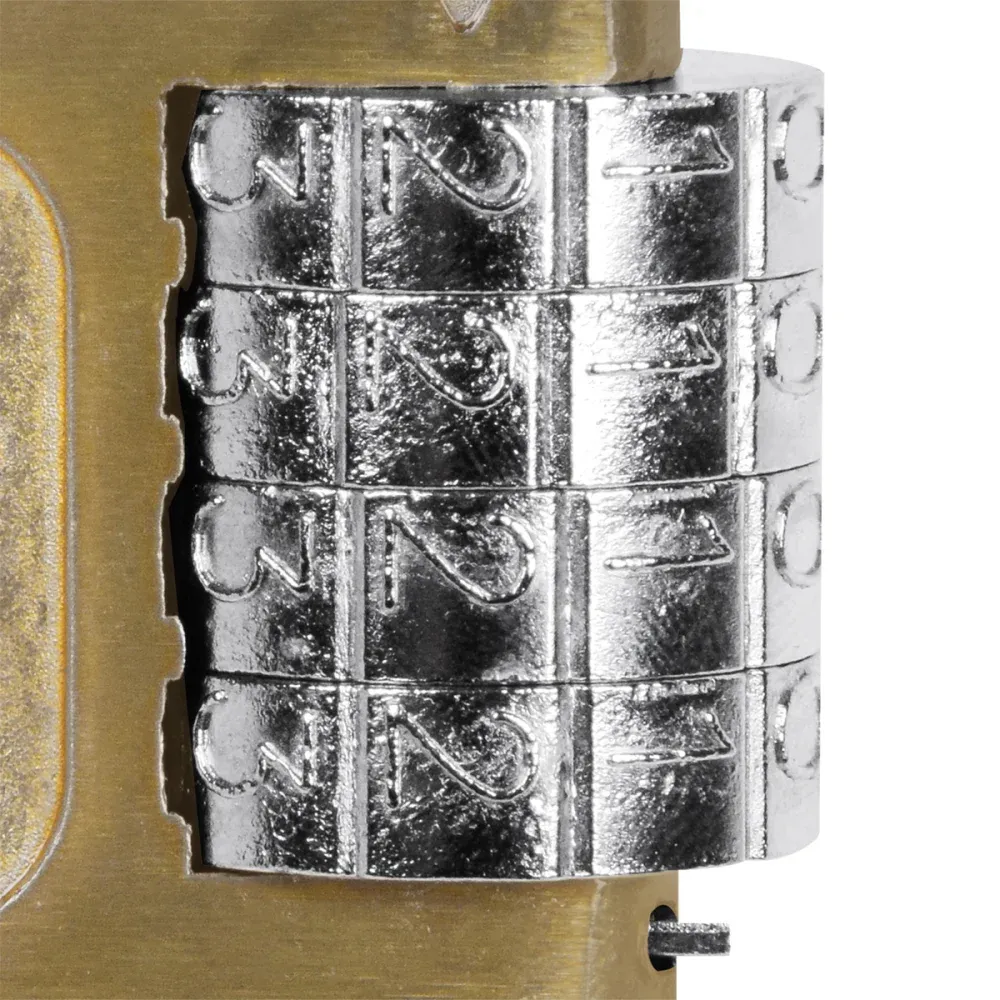 Cadeado Segredo 40mm Latonado Stam - Imagem 3