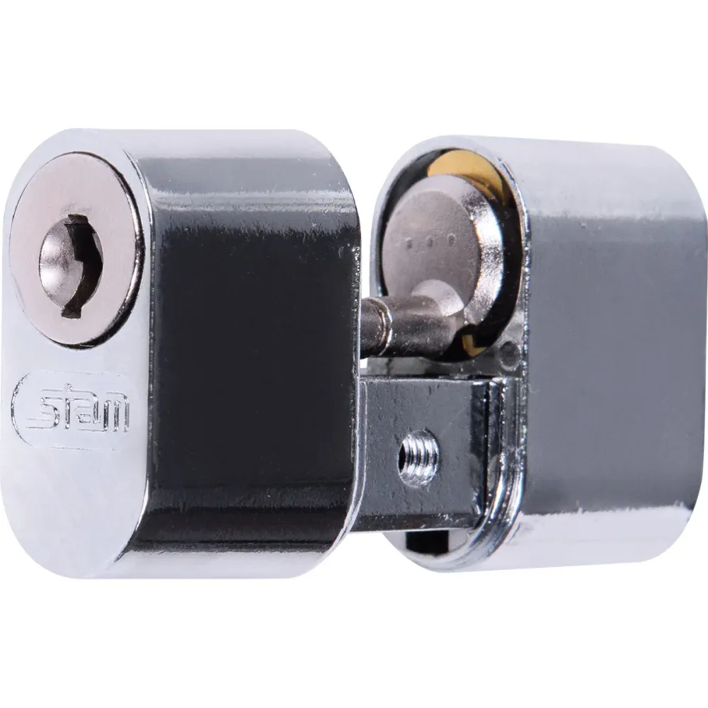 Cilindro Fechadura 803 Cromado Stam - Imagem 4