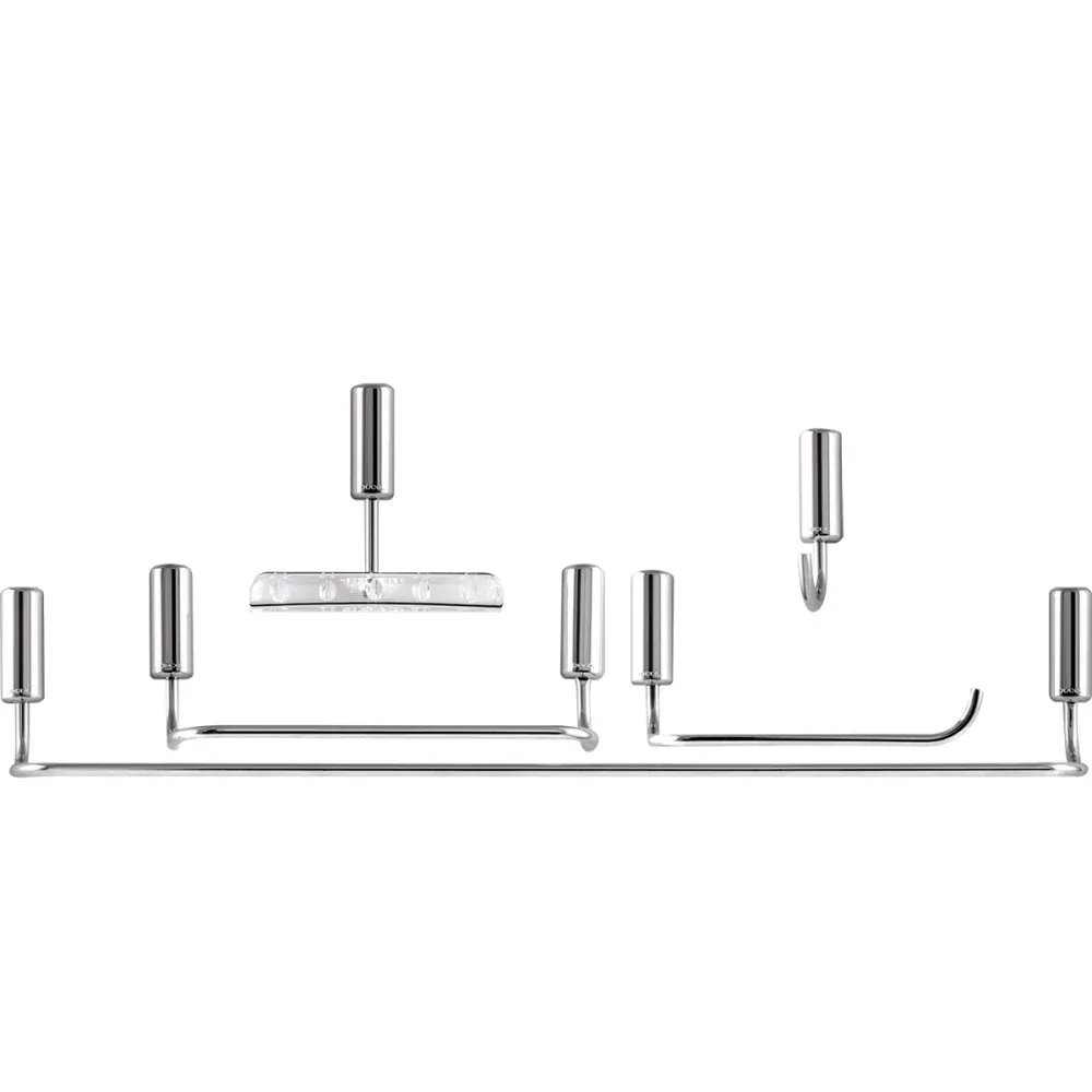 Kit Acessórios de Banheiro Idea Cromado 5 peças Docol - Imagem 2