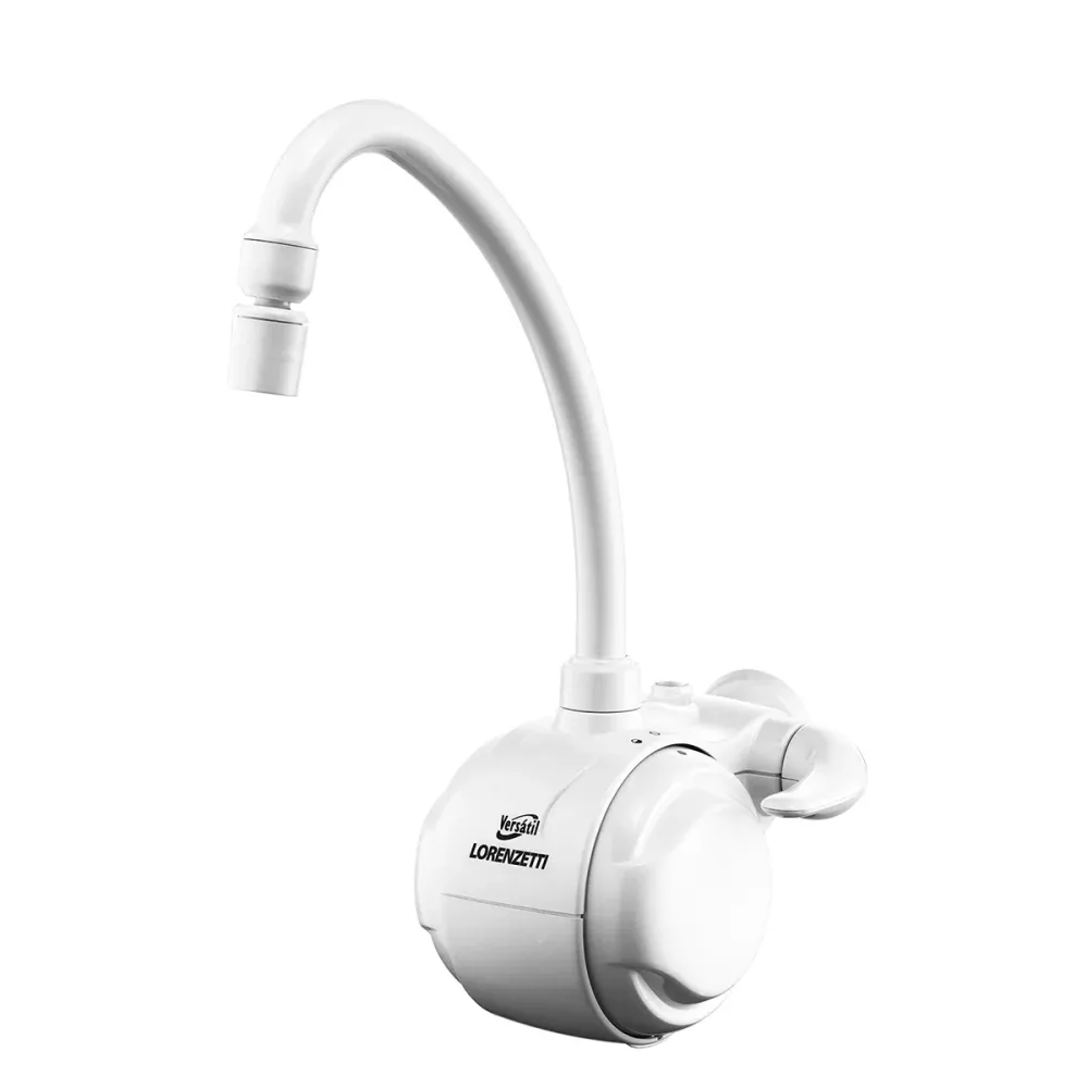 Torneira Elétrica Versátil 220V 5500W Branca Lorenzetti Duchas