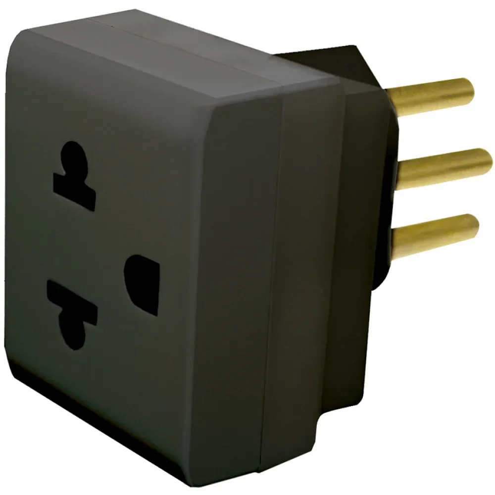 Adaptador Universal Preto 2P+T Pial