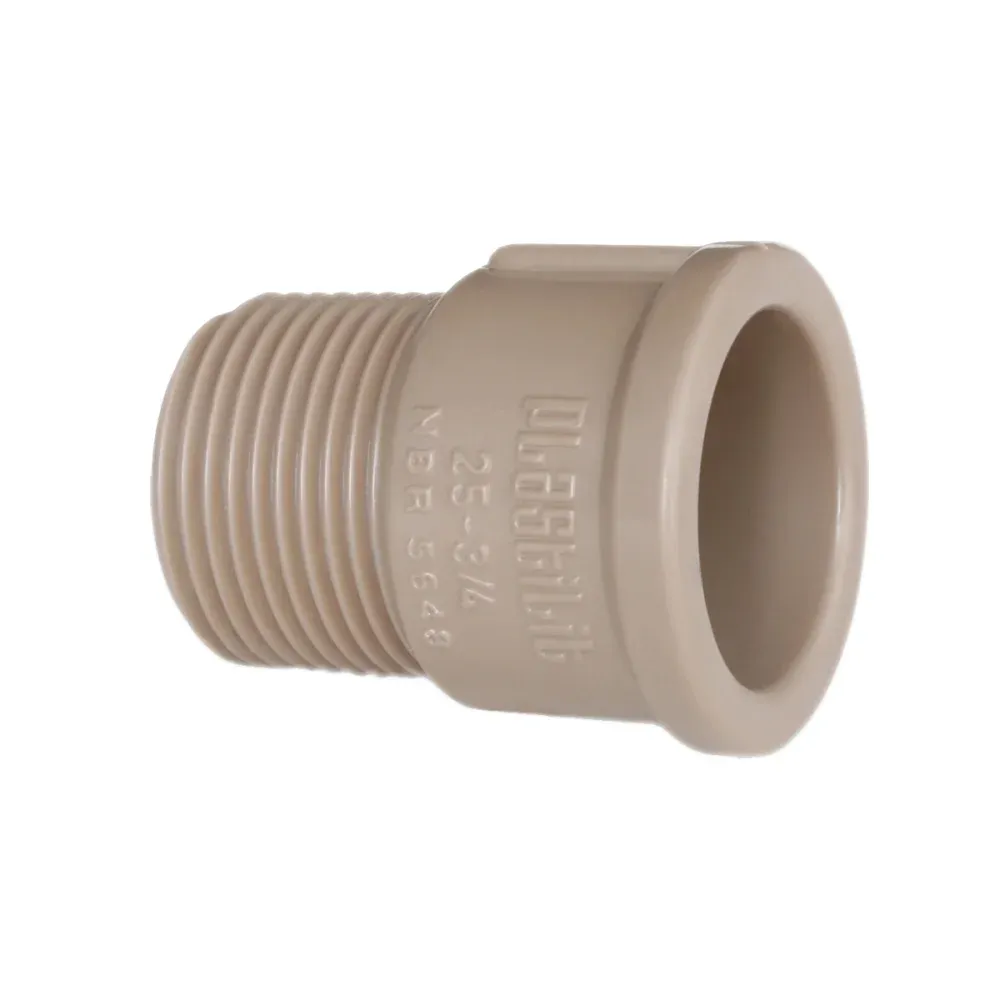Adaptador Curto Soldável 25mm x 3/4" Plastilit