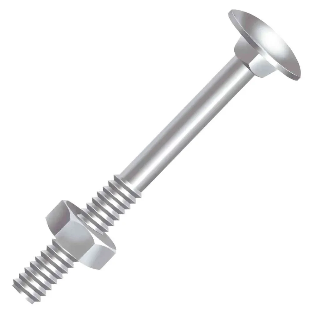 Parafuso Francês Porca 5/16"X 6" Zincado 100 Peças Ciser