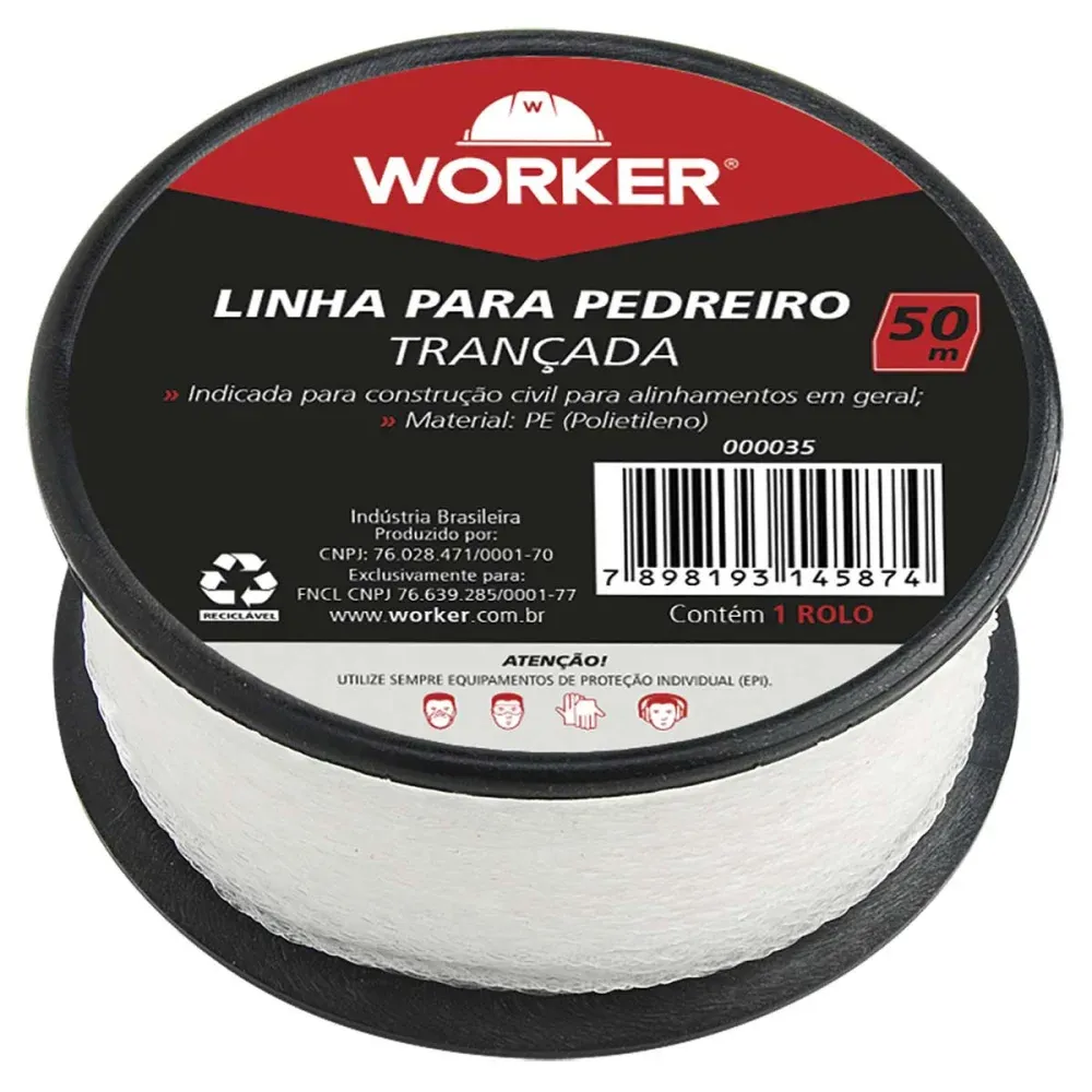 LINHA PEDREIRO WORKER LISA 50M