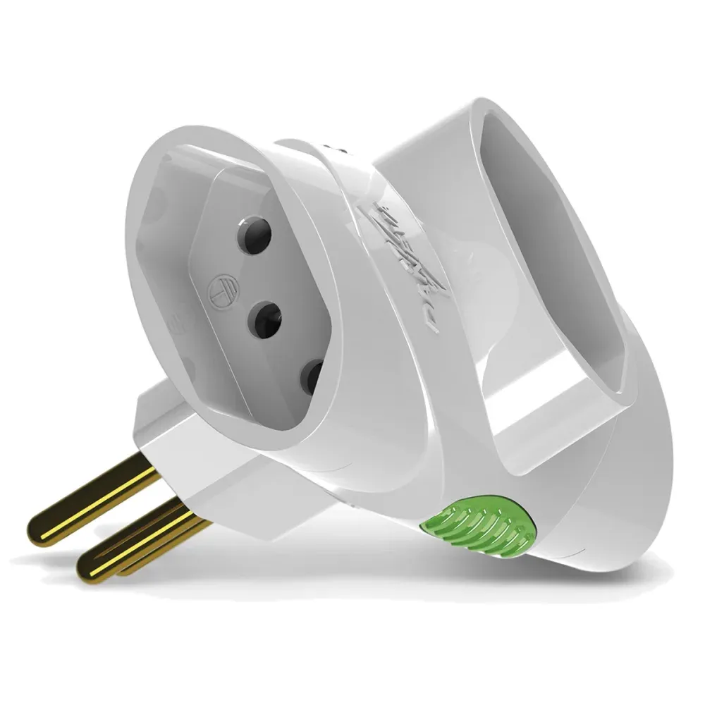 Plugue T com 3 Saídas Branco 2P+T 10A 250V Daneva - Imagem 3