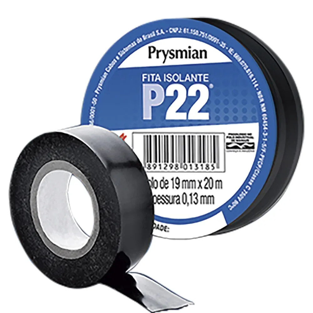 Fita Isolante 19mmx20m P22 20m 10 Peças Prysmian