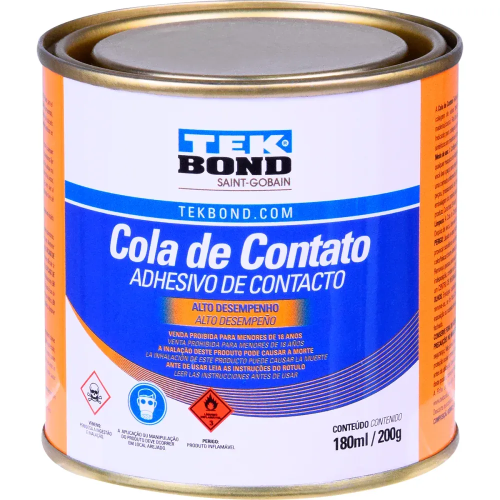Cola de Contato Lata 14kg Tekbond - Imagem 3
