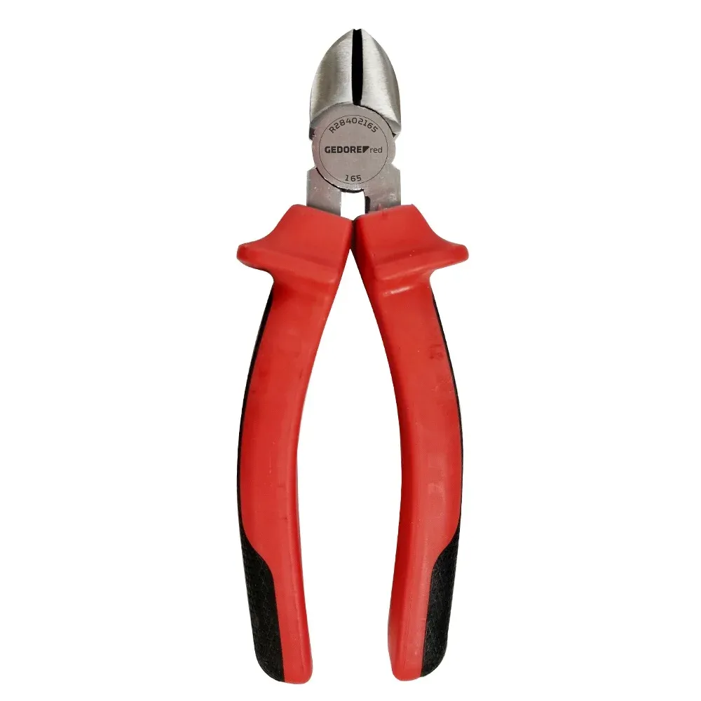 Alicate de Cortes Diagonal 165mm 1,6mm Gedore Red