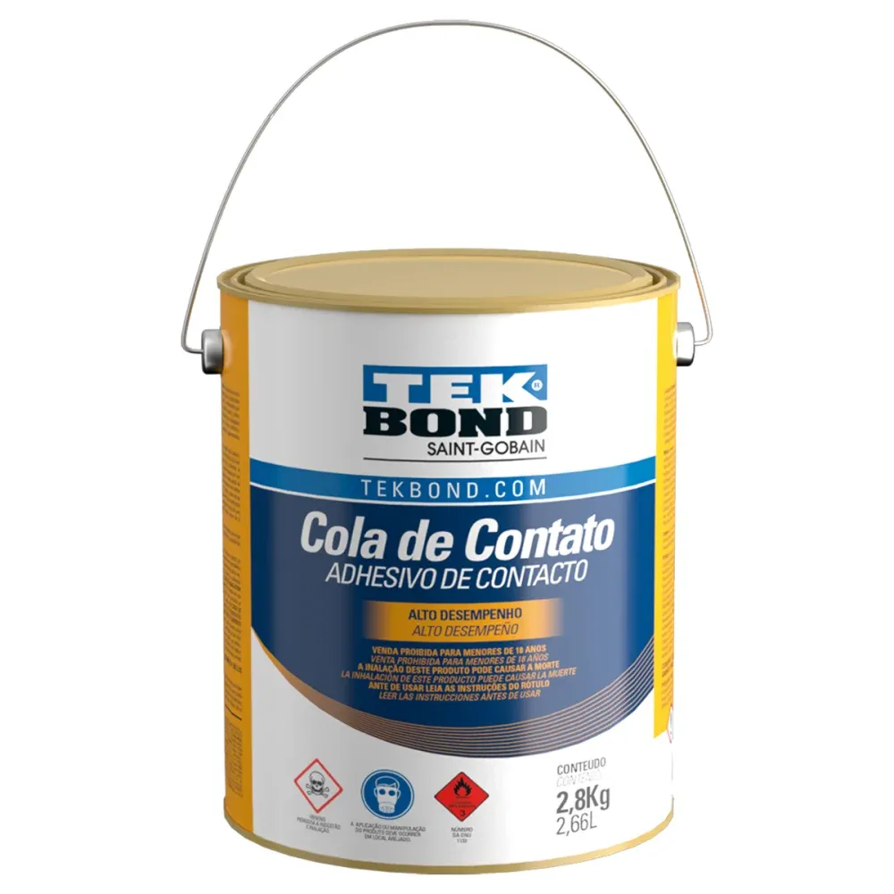 Cola de Contato Lata 14kg Tekbond - Imagem 7
