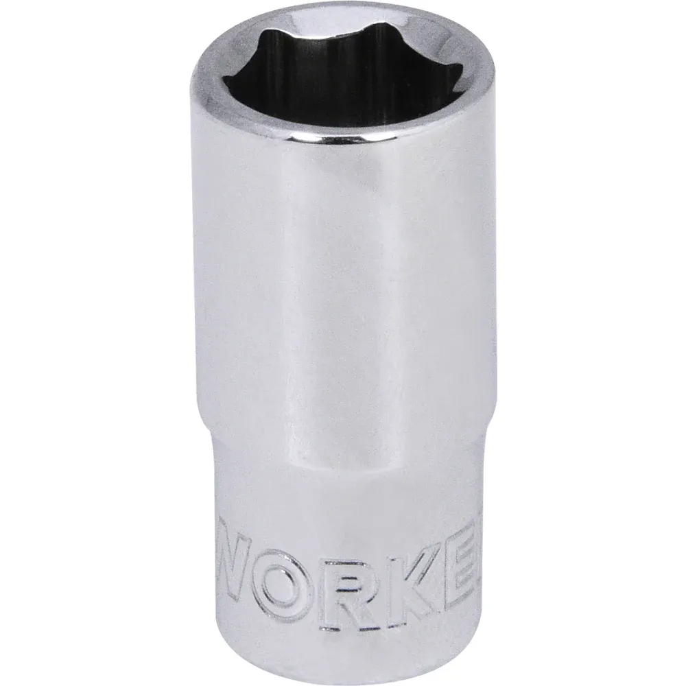 Soquete Sextavado Encaixe 1/4" 8mm Worker