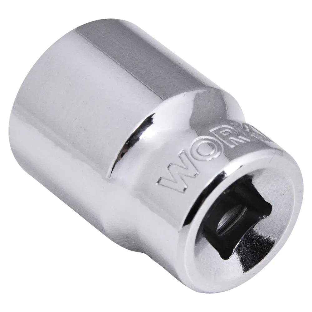 Soquete Sextavado Encaixe 1/4" 13mm Worker - Imagem 3