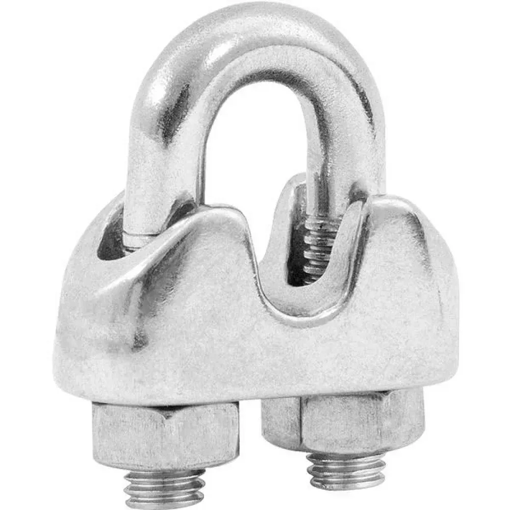 Grampo Cabo De Aço 1/8" Inox Acerosid
