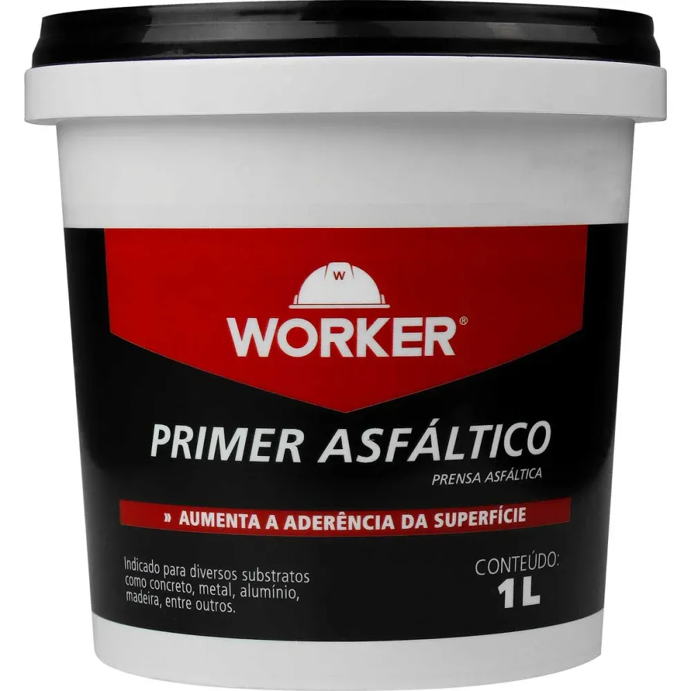 Impermeabilizante Primer Asfáltico 1L Worker - Imagem 2