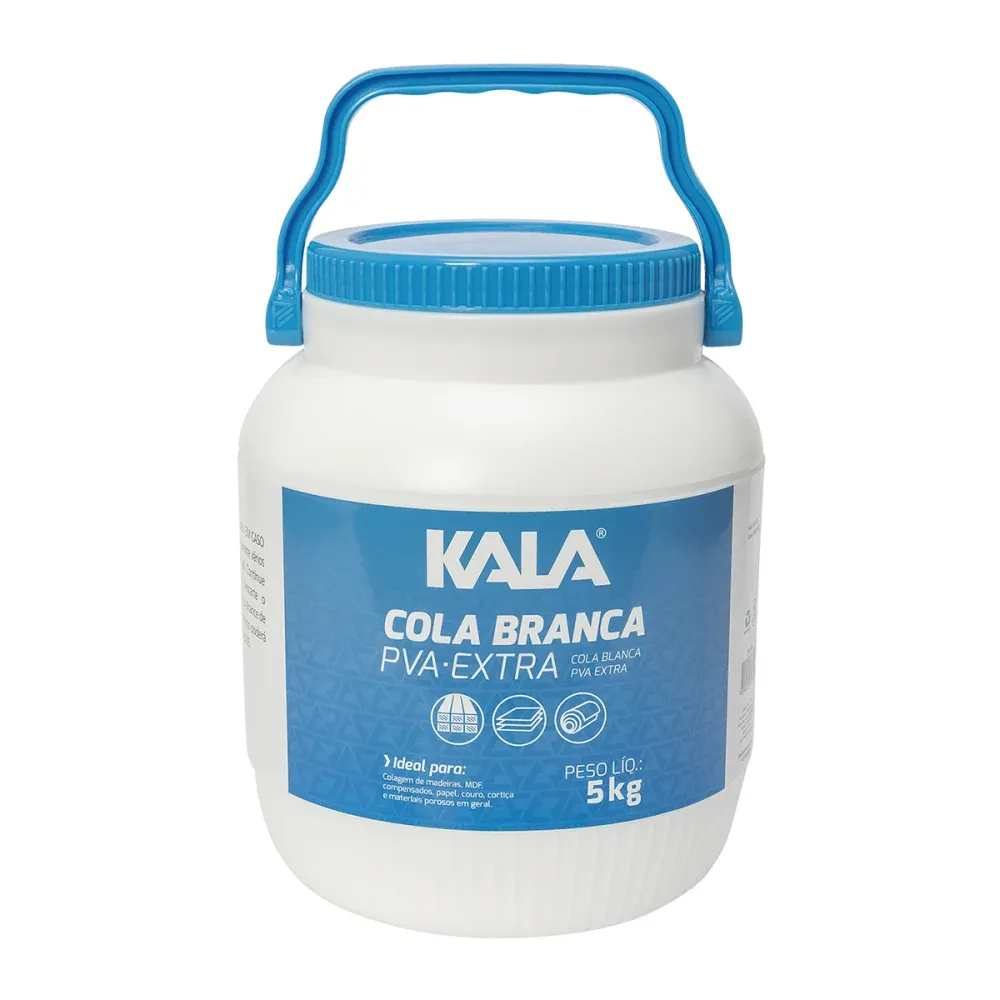 Adesivo Cola Branca Pva Extra 5kg Kala