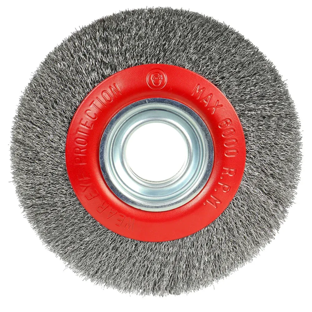 Escova Circular em Aço Ondulado 6"x 1/2" Worker - Imagem 6