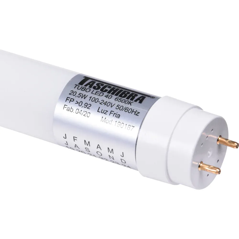 Lâmpada Led Tubular T8 20,5w 6500k Taschibra - Imagem 4