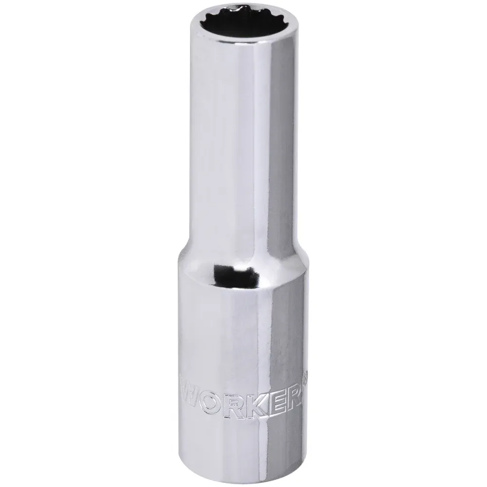 Soquete Estriado Longo Encaixe 1/2" 11mm Worker