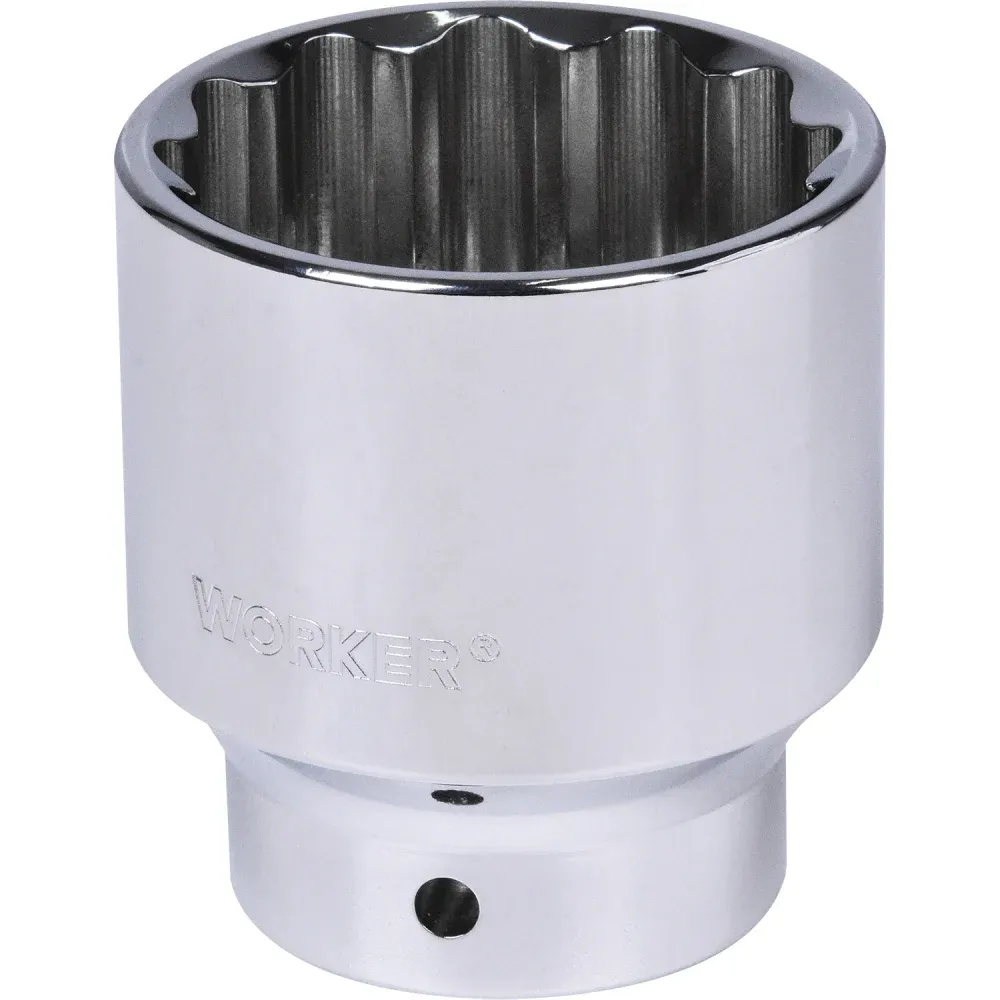 Soquete Estriado Encaixe 3/4" 55mm Worker