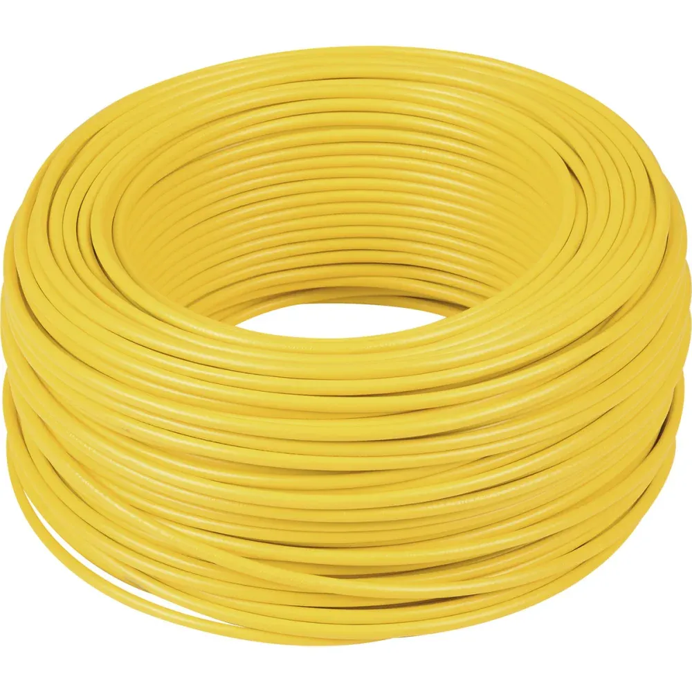 Cabo Flexível 6mm Amarelo 450/750V 15m Cobrecom