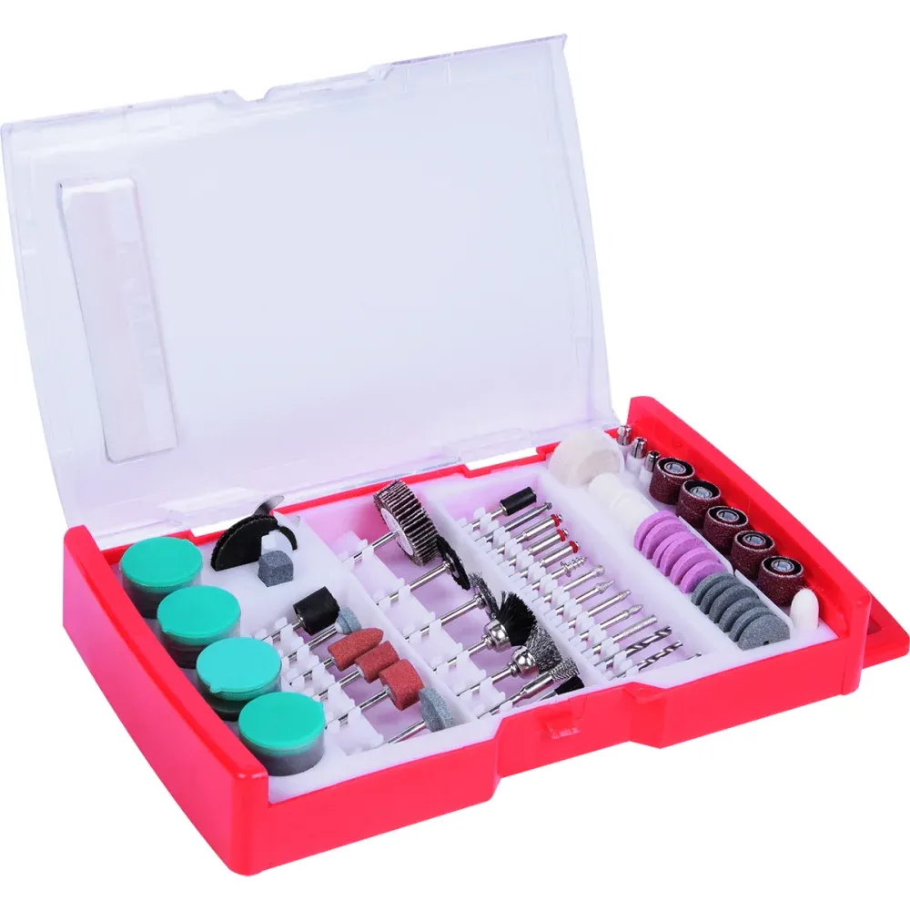 Jogo de Acessórios para Micro Retífica com 198 Peças Bumafer - Imagem 2