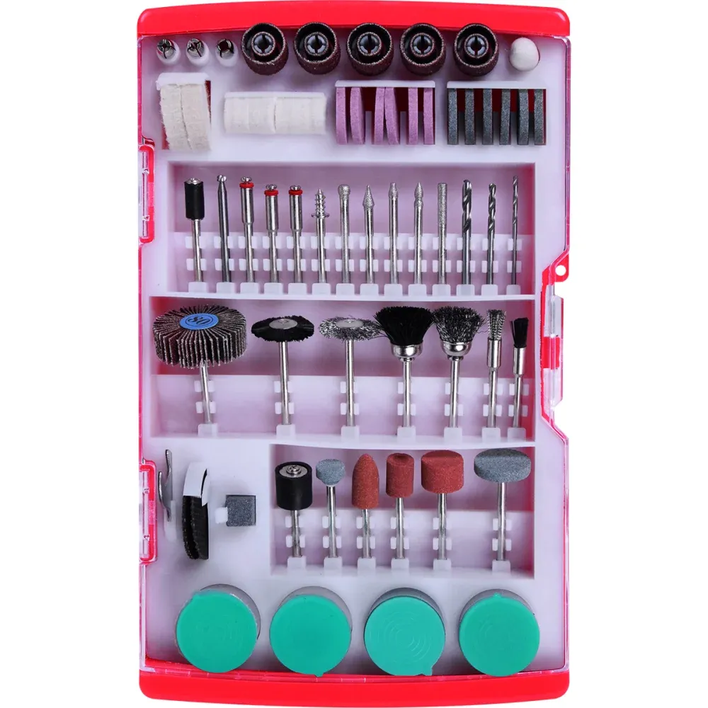 Jogo de Acessórios para Micro Retífica com 198 Peças Bumafer - Imagem 4