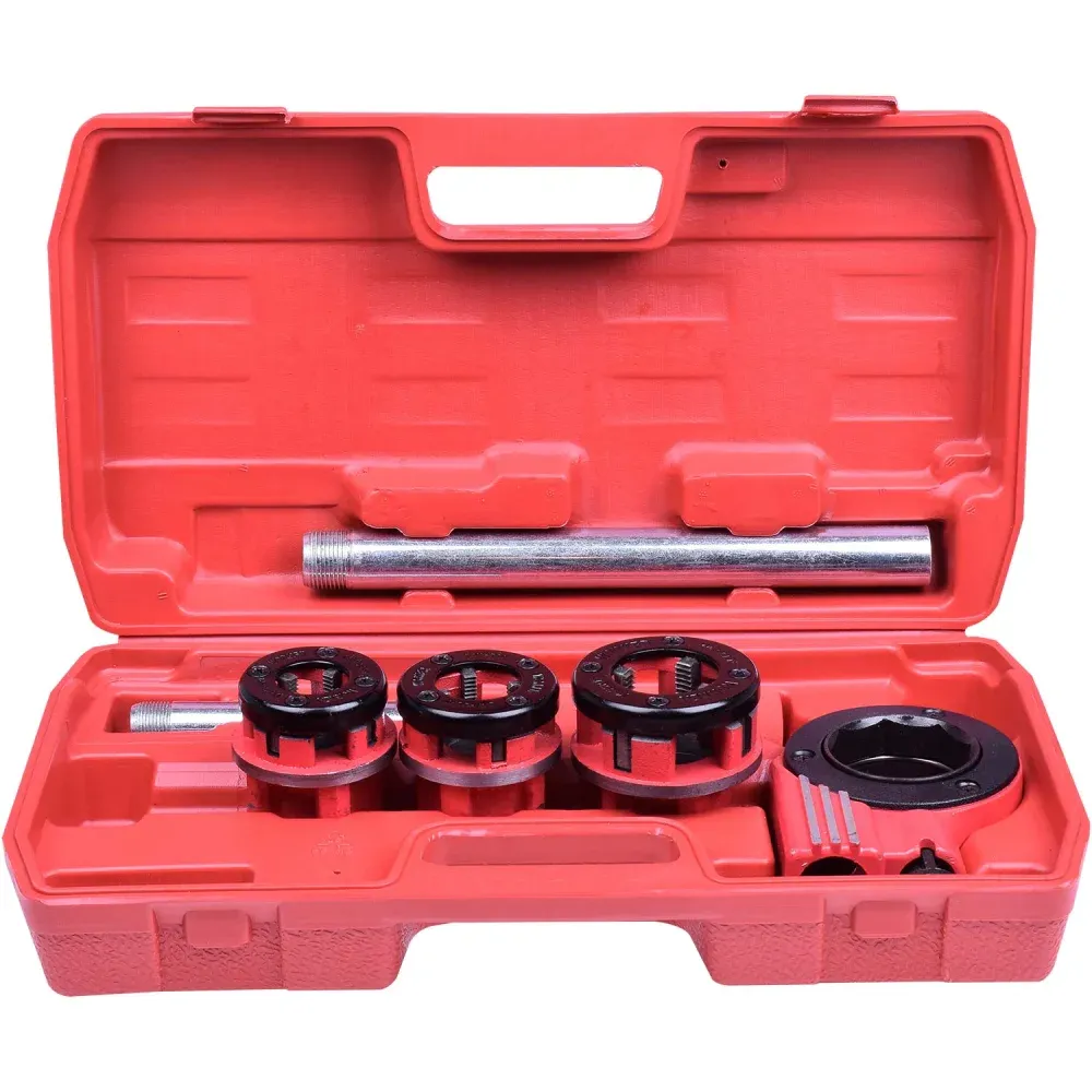 Jogo de Tarraxas para Tubos Metálicos 1/2 a 1" Bumafer