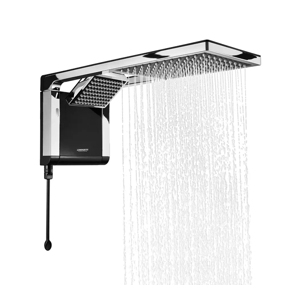 Chuveiro Acqua Duo Flex Preto Cromado 40mca 6800W 220V Lorenzetti - Imagem 2