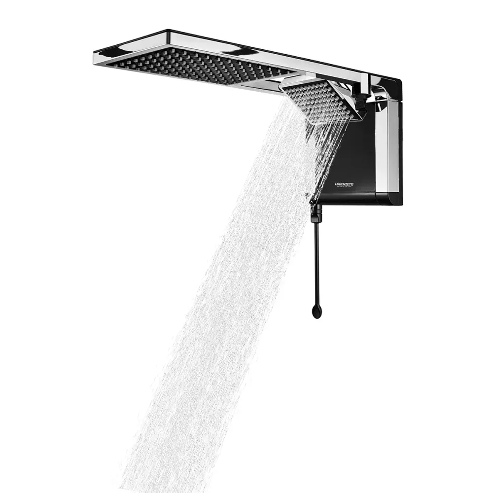 Chuveiro Acqua Duo Flex Preto Cromado 40mca 6800W 220V Lorenzetti - Imagem 3