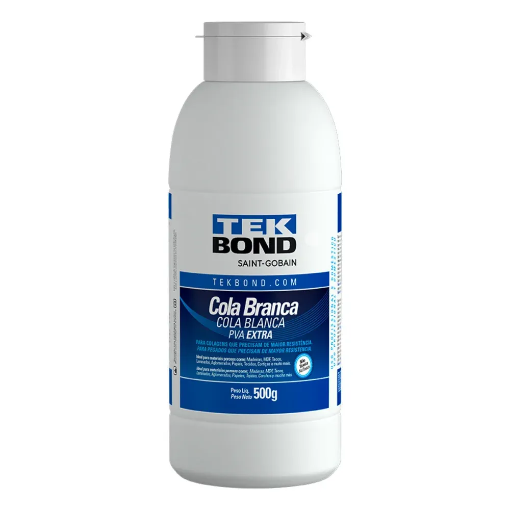 Cola Branca PVA Extra 500g p Artesanato