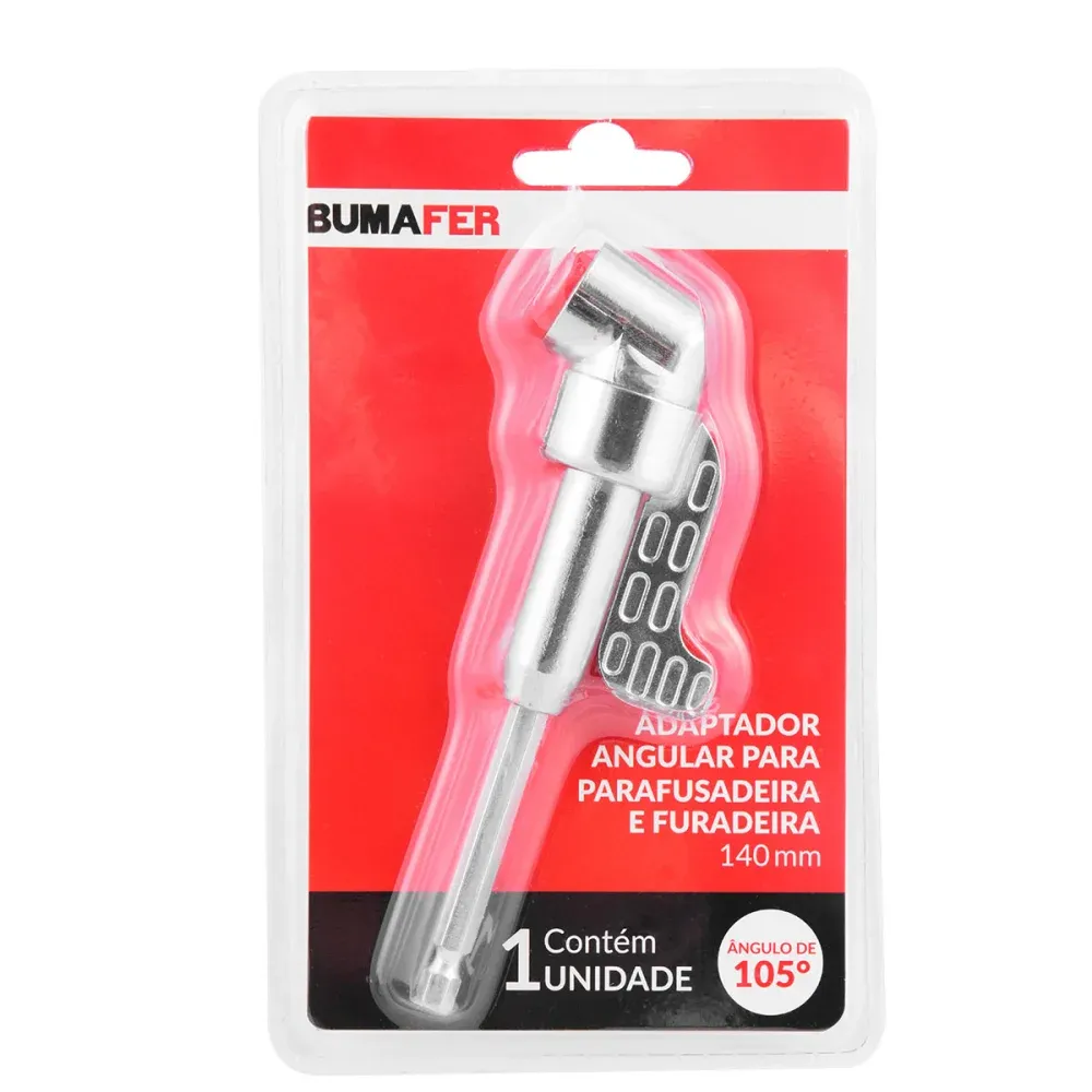 Adaptador Angular para Furadeira 140mm 1/4" Bumafer - Imagem 5
