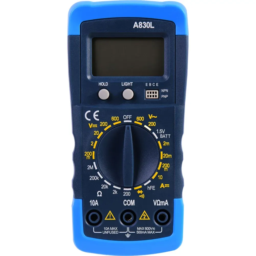 Multímetro Digital com Visor LCD 4mA 9V Bumafer