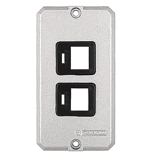 Tampa Condulete 2 Postos e Suporte RJ 1/2" e 3/4" Tramontina