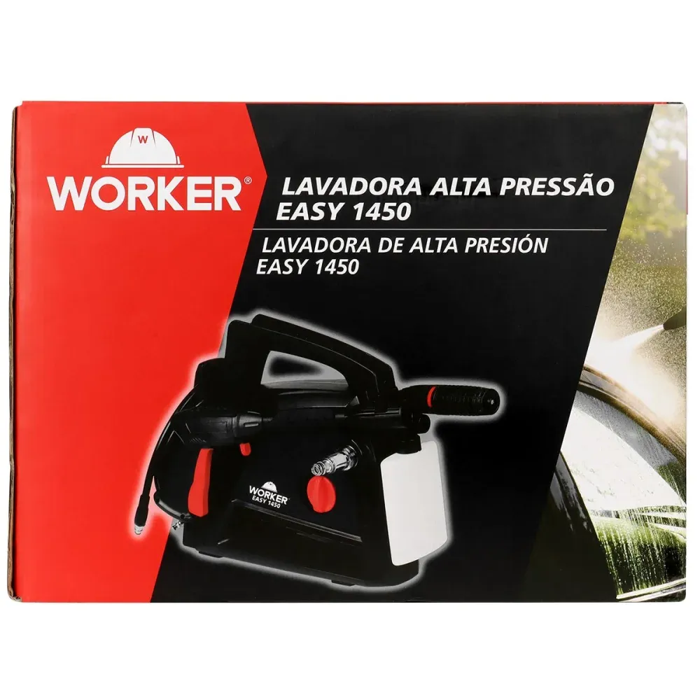 Lavadora de Alta Pressão Easy 1450 1400W Worker - Imagem 17