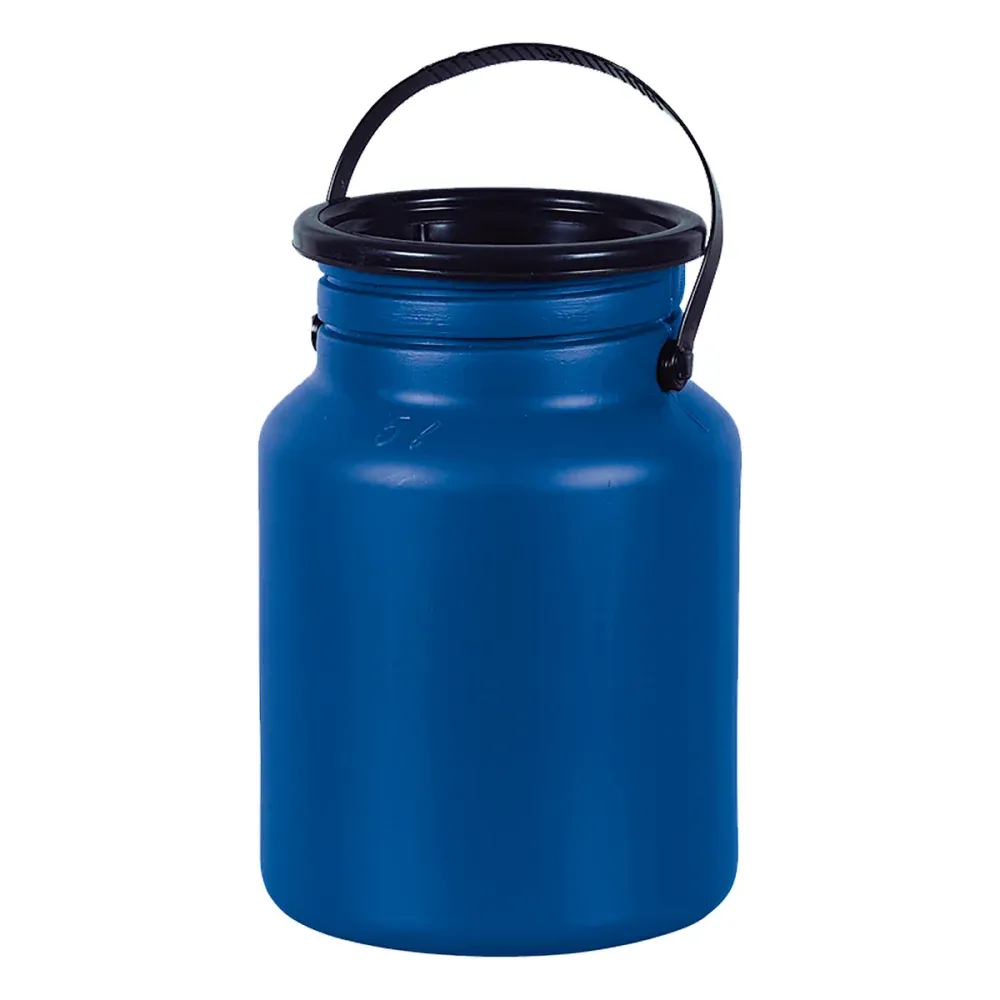 Galão para Leite de Plástico Azul 5L Injesul
