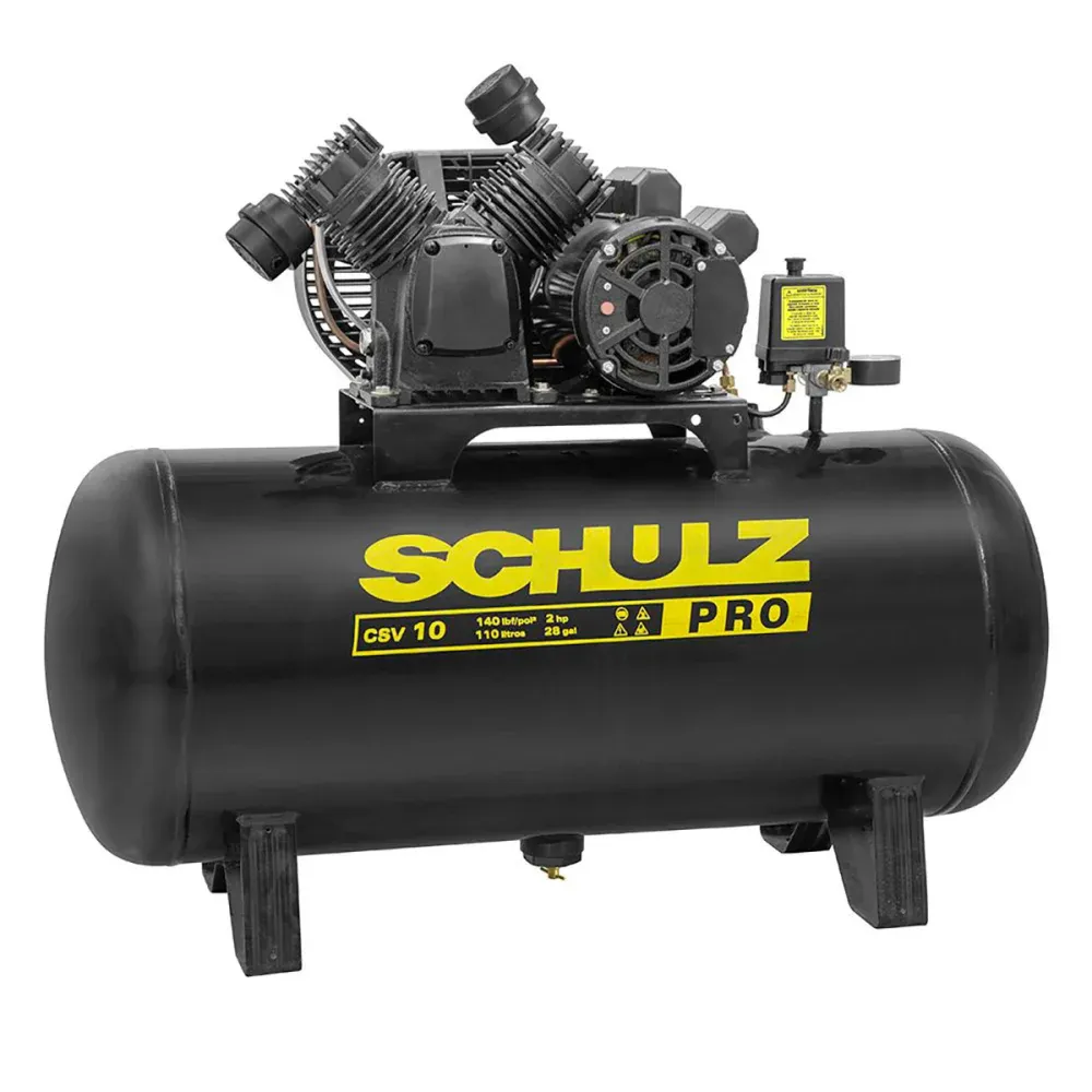 Compressor De Ar Pro CSV 10/110 2Hp Trifásico Schulz