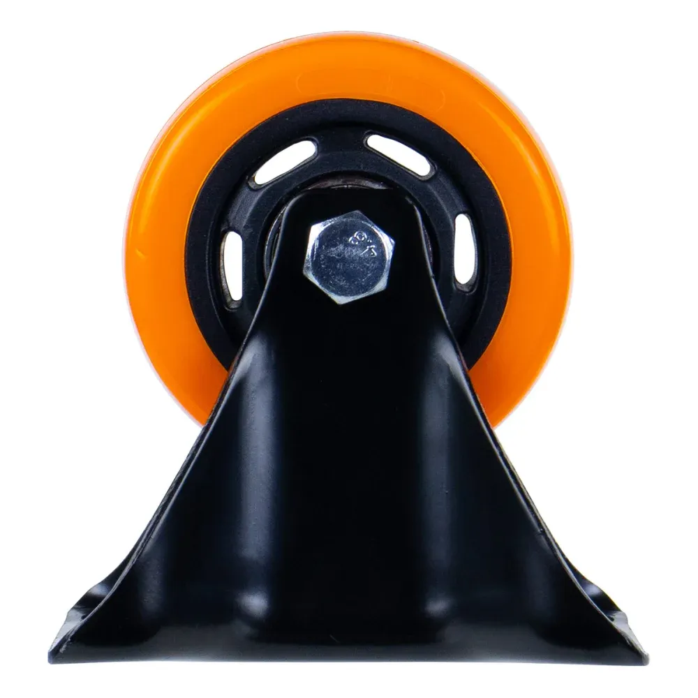 Rodízio Fixo Poliuretano 100mm Laranja Worker
