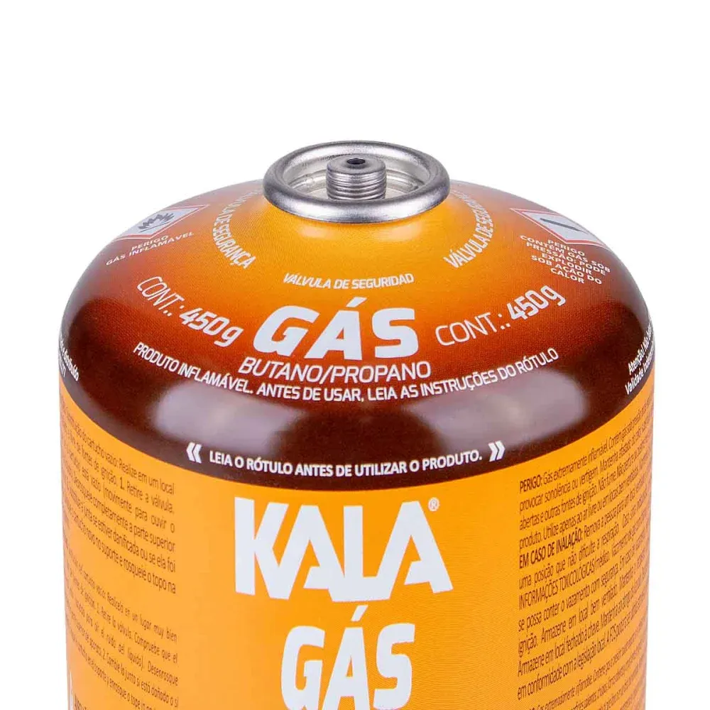 Cartucho de Gás 450g com Válvula de Segurança Kala - Imagem 3