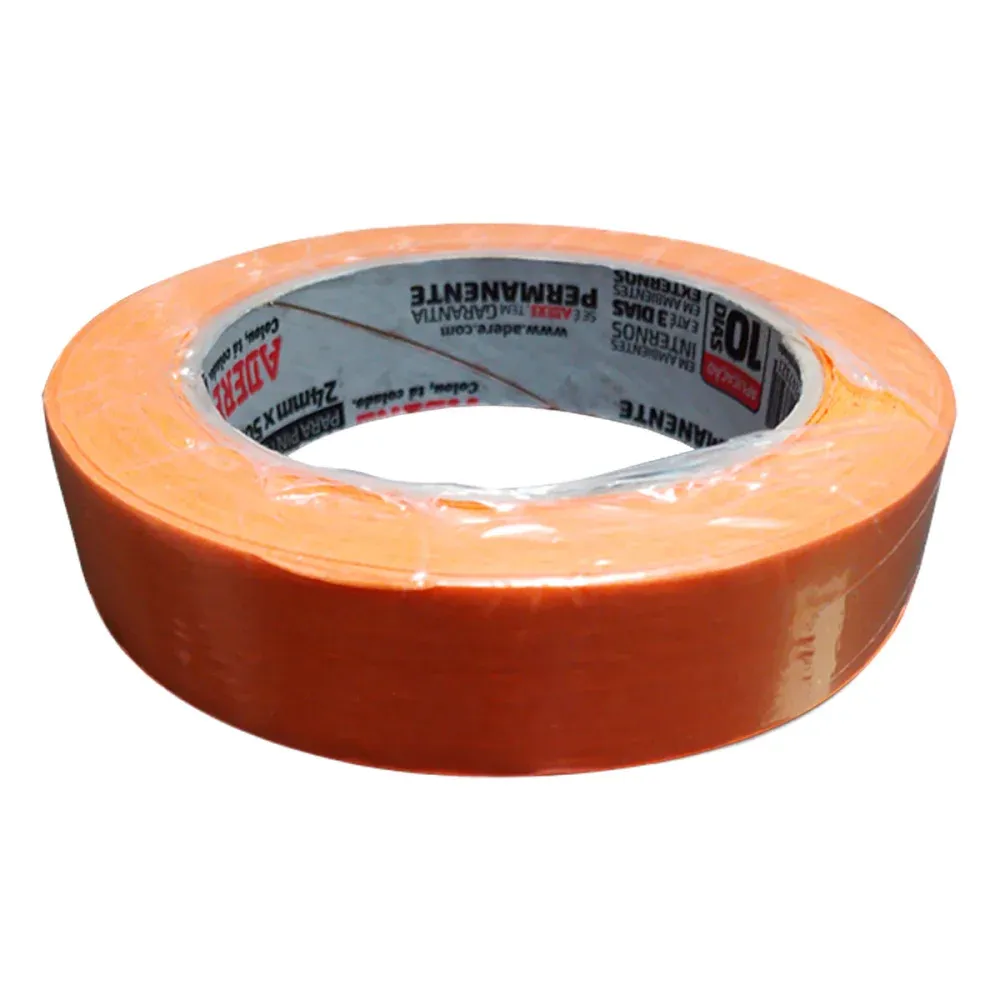 FITA CREPE A128 LARANJA 24MMX50M - Imagem 2