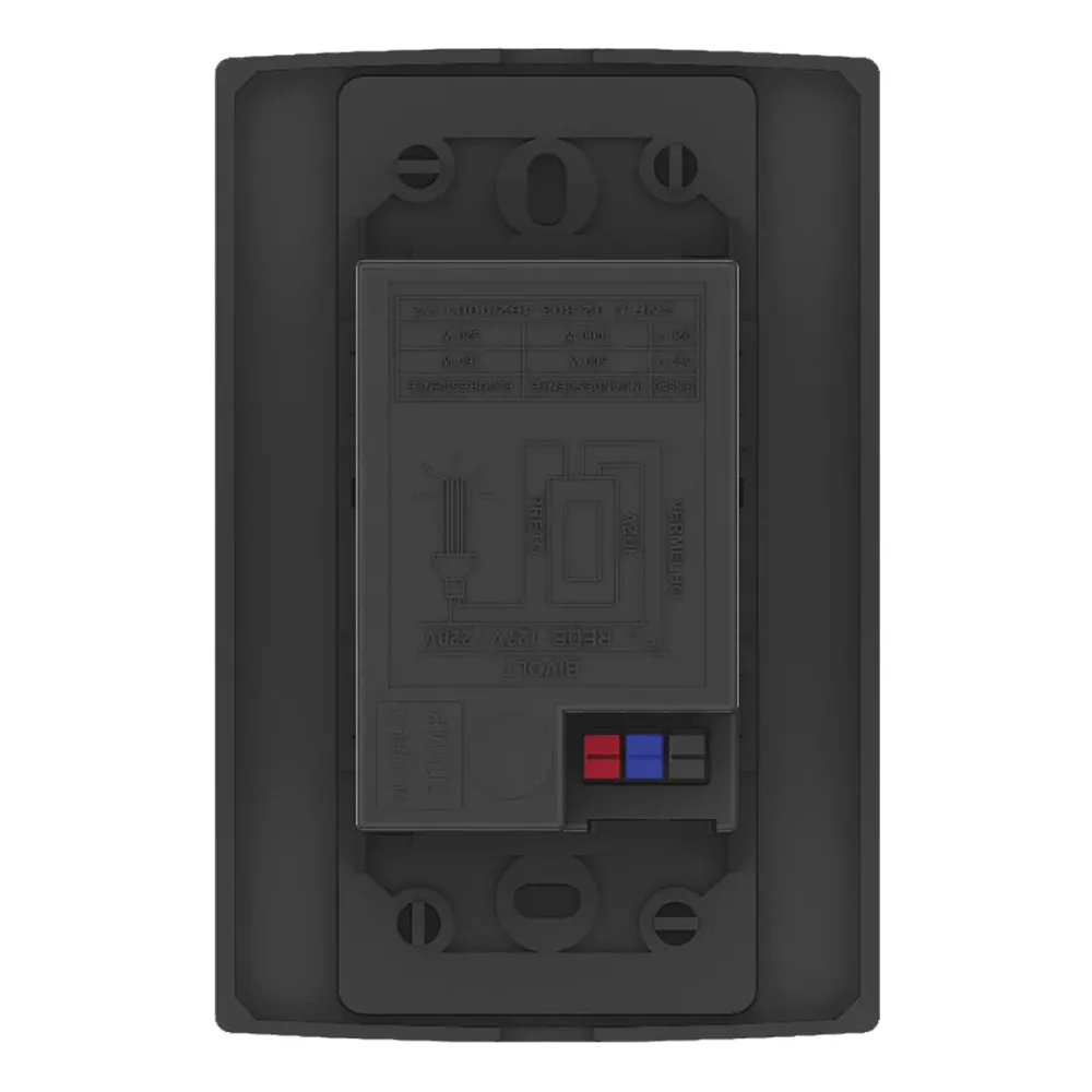 Sensor de Presença Multifuncional Preto de Embutir Qualitronix - Imagem 2