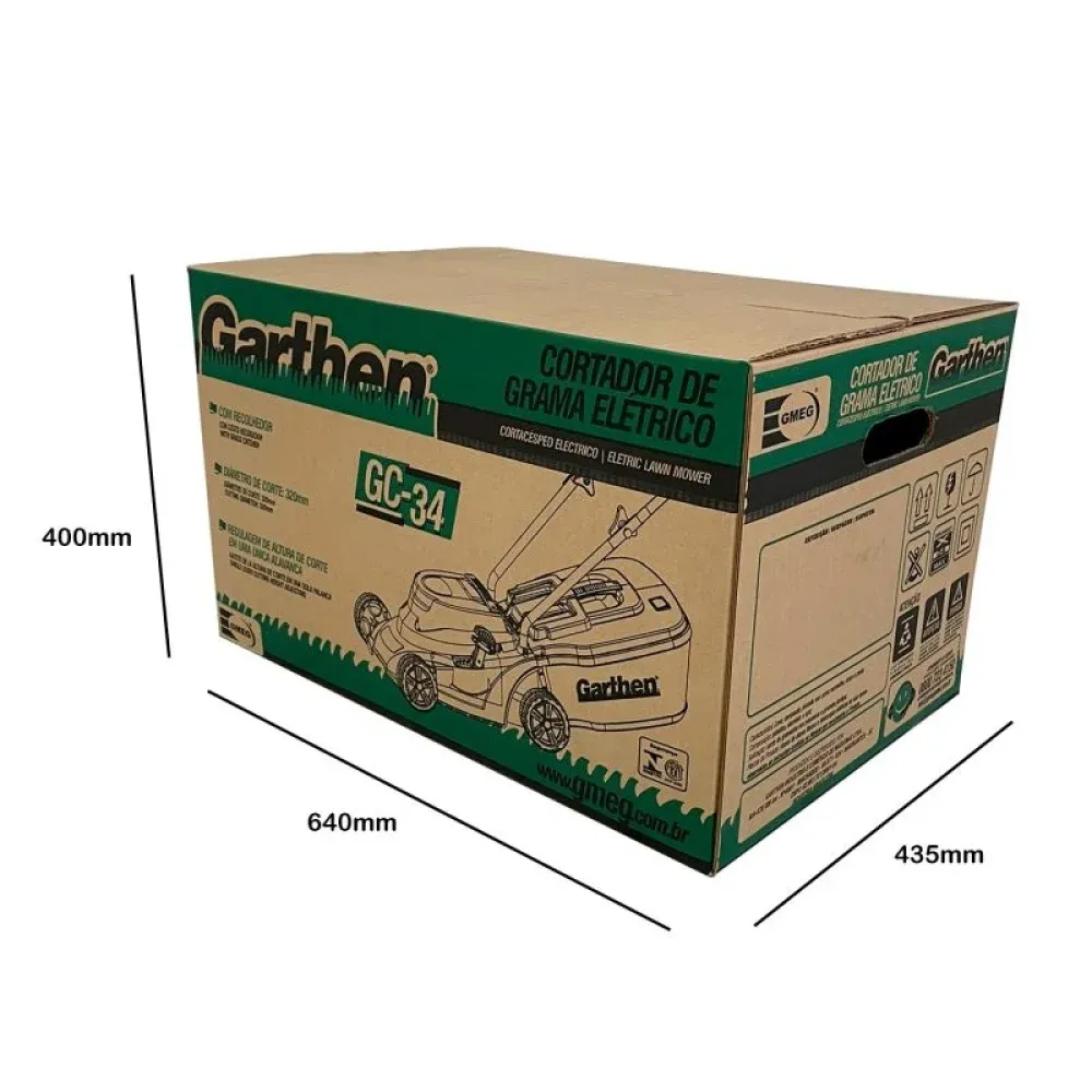 Cortador de Grama Elétrico 1300W GC-34 220V GARTHEN - Imagem 8