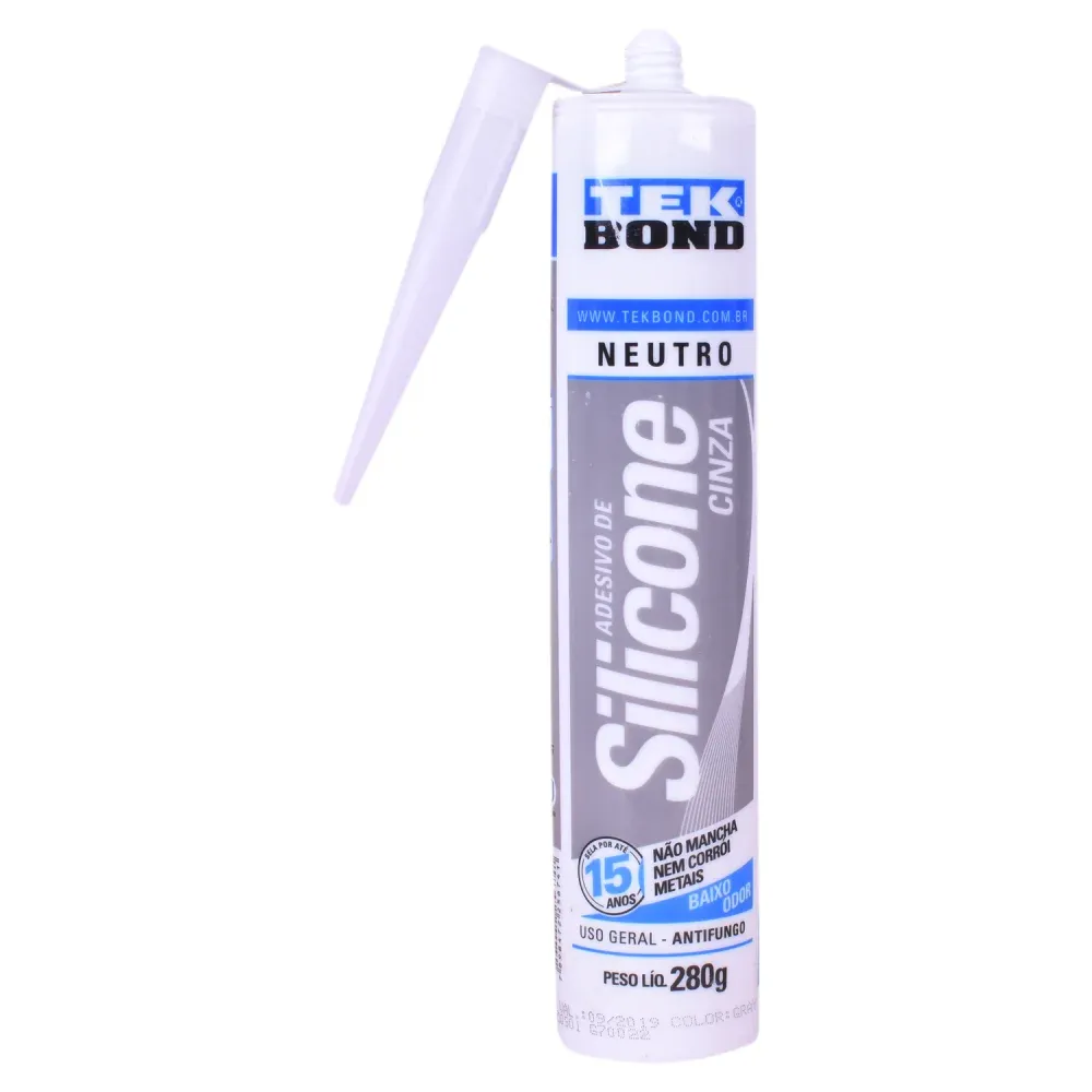 Silicone Neutro Transparente 280G Tekbond - Imagem 3