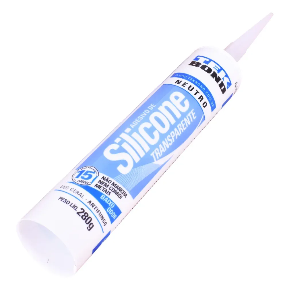 Silicone Neutro Transparente 280G Tekbond - Imagem 5