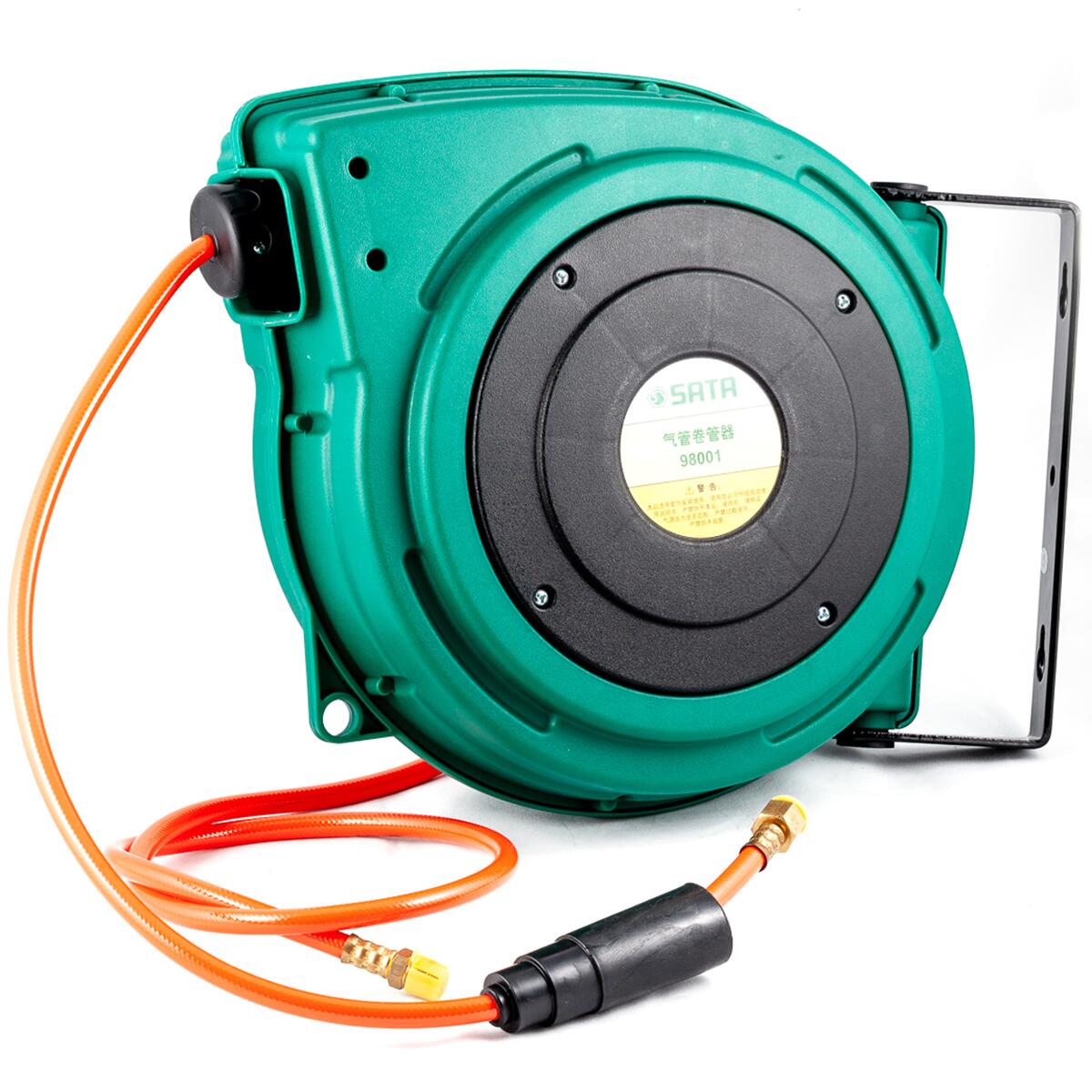 Carretel Retrátil com Mangueira de Ar 10 metros SATA - Imagem 2