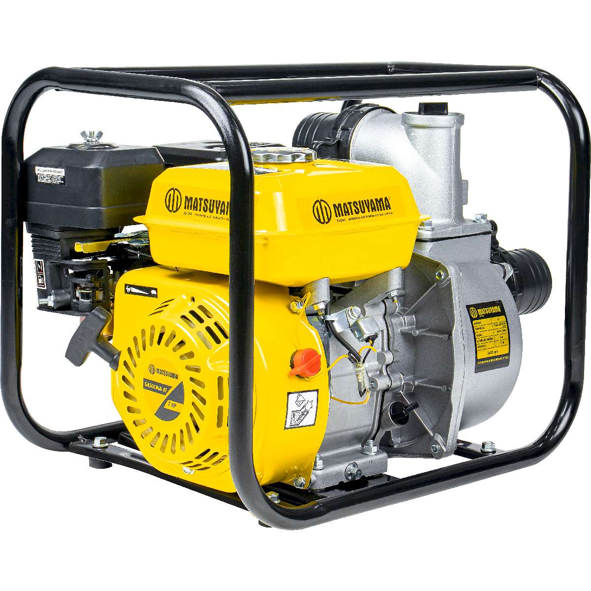 Motobomba Autoescorvante a Gasolina 3" 7HP-NGA PM MATSUYAMA