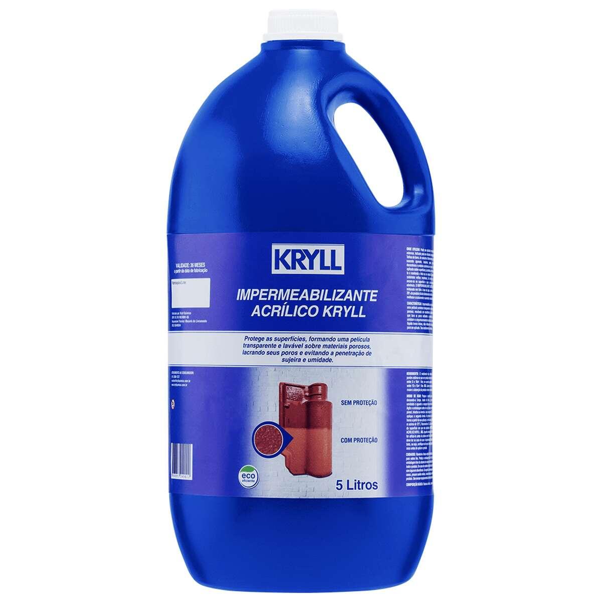 Impermeabilizante Acrílico a Base de Água 5 Litro KRYLL