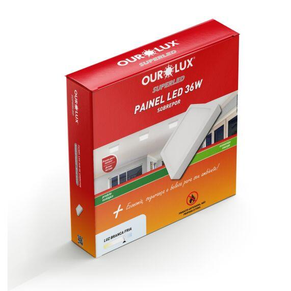 PAINEL LED QUADRADO SOBREP 36W 6500K BIV