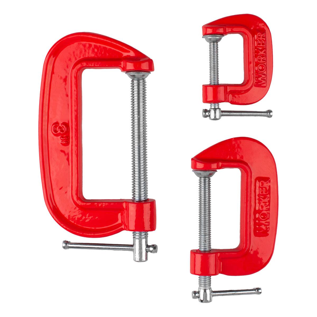 JOGO GRAMPOS TIPO C 3 PEÇAS(1-2-3")